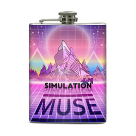 Фляга с принтом Simulation Theory. Muse в городе Новоалтайск, металлический корпус | емкость 0,22 л, размер 125 х 94 мм. Виниловая наклейка запечатывается полностью | Тематика изображения на принте: matthew bellamy | muse | simulation theory | мьюз | мэт бэллами | мэтью беллами
