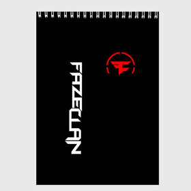 Скетчбук с принтом FAZE CLAN в городе Новоалтайск, 100% бумага
 | 48 листов, плотность листов — 100 г/м2, плотность картонной обложки — 250 г/м2. Листы скреплены сверху удобной пружинной спиралью | action | astralis | awp | counter strike | cs go | cs go global offensive | cybersport | faze clan | game | gamer | hyper beast | shooter | skin | team liquid | киберспорт | оружие | скины