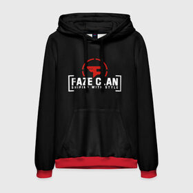 Мужская толстовка 3D с принтом FAZE CLAN в городе Новоалтайск, 100% полиэстер | двухслойный капюшон со шнурком для регулировки, мягкие манжеты на рукавах и по низу толстовки, спереди карман-кенгуру с мягким внутренним слоем. | action | astralis | awp | counter strike | cs go | cs go global offensive | cybersport | faze clan | game | gamer | hyper beast | shooter | skin | team liquid | киберспорт | оружие | скины