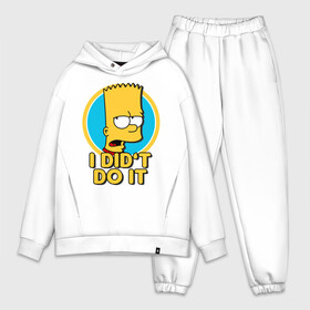 Мужской костюм хлопок OVERSIZE с принтом Барт Симпсон в городе Новоалтайск,  |  | bart simpson | i didt do it | simpsons | барт | барт симпсон | приколы | прикольные | симпмоны | я этошо не делал