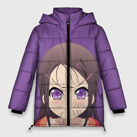 Женская зимняя куртка 3D с принтом Девочка обижается в городе Новоалтайск, верх — 100% полиэстер; подкладка — 100% полиэстер; утеплитель — 100% полиэстер | длина ниже бедра, силуэт Оверсайз. Есть воротник-стойка, отстегивающийся капюшон и ветрозащитная планка. 

Боковые карманы с листочкой на кнопках и внутренний карман на молнии | аниме | аниме девочка | аюми | тян | тянка | шарлотта