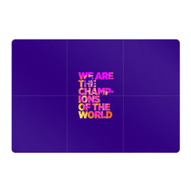 Магнитный плакат 3Х2 с принтом Queen. We Are The Champions в городе Новоалтайск, Полимерный материал с магнитным слоем | 6 деталей размером 9*9 см | bohemian | brian | freddie | may | mercury | queen | rhapsody | roger | taylor | богемная | богемская | брайан | джон | королева | меркьюри | мэй | рапсодия | роджер | тейлор | фредди