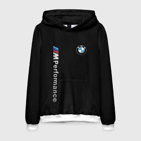 Мужская толстовка 3D с принтом BMW PERFORMANCE в городе Новоалтайск, 100% полиэстер | двухслойный капюшон со шнурком для регулировки, мягкие манжеты на рукавах и по низу толстовки, спереди карман-кенгуру с мягким внутренним слоем. | auto | bmw | bmw performance | motorsport | sport | авто | автомобиль | автомобильные | бмв | бренд | марка | машины | моторспорт | спорт