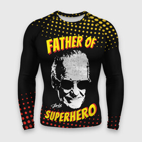 Мужской рашгард 3D с принтом Stan Lee: Father of Superhero в городе Новоалтайск,  |  | avengers | father | hero | hulk | iron | lee | man | stan | stan lee | stanlee | superhero | thor | анти | герой | железный | комиксы | лии | мстители | отец | стен | стенли | стэн ли | супер | супергероев | тор | халк | человек