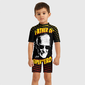Детский купальный костюм 3D с принтом Stan Lee: Father of Superhero в городе Новоалтайск, Полиэстер 85%, Спандекс 15% | застежка на молнии на спине | avengers | father | hero | hulk | iron | lee | man | stan | stan lee | stanlee | superhero | thor | анти | герой | железный | комиксы | лии | мстители | отец | стен | стенли | стэн ли | супер | супергероев | тор | халк | человек