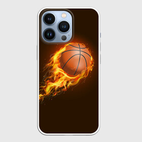 Чехол для iPhone 13 Pro с принтом Баскетбол в городе Новоалтайск,  |  | Тематика изображения на принте: баскетбол | мяч | огонь