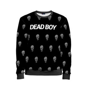 Детский свитшот 3D с принтом Bones Deadboy в городе Новоалтайск, 100% полиэстер | свободная посадка, прямой крой, мягкая тканевая резинка на рукавах и понизу свитшота | bones | boy | dead | deadboy | elmo | hdmi | hip | hop | kennedy | metal | rap | rapper | scream | sesh | seshollowaterboyz | skull | team | кеннеди | кости | костя | метал | рэп | рэпер | сеш | скрим | сэш | хип | хоп | череп | элмо