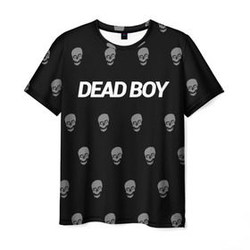 Мужская футболка 3D с принтом Bones Deadboy в городе Новоалтайск, 100% полиэфир | прямой крой, круглый вырез горловины, длина до линии бедер | bones | boy | dead | deadboy | elmo | hdmi | hip | hop | kennedy | metal | rap | rapper | scream | sesh | seshollowaterboyz | skull | team | кеннеди | кости | костя | метал | рэп | рэпер | сеш | скрим | сэш | хип | хоп | череп | элмо