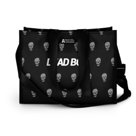 Сумка-шоппер 3D с принтом Bones Deadboy в городе Новоалтайск, 100% полиэстер | застегивается на металлическую кнопку; внутренний карман застегивается на молнию. Стенки укреплены специальным мягким материалом, чтобы защитить содержимое от несильных ударов
 | bones | boy | dead | deadboy | elmo | hdmi | hip | hop | kennedy | metal | rap | rapper | scream | sesh | seshollowaterboyz | skull | team | кеннеди | кости | костя | метал | рэп | рэпер | сеш | скрим | сэш | хип | хоп | череп | элмо