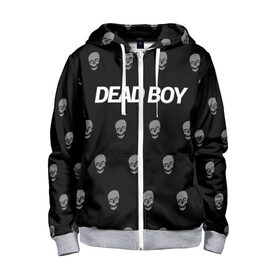 Детская толстовка 3D на молнии с принтом Bones Deadboy в городе Новоалтайск, 100% полиэстер |  манжеты и пояс оформлены широкой мягкой резинкой, двухслойный капюшон со шнурком для регулировки, спереди карманы и застежка-молния
 | bones | boy | dead | deadboy | elmo | hdmi | hip | hop | kennedy | metal | rap | rapper | scream | sesh | seshollowaterboyz | skull | team | кеннеди | кости | костя | метал | рэп | рэпер | сеш | скрим | сэш | хип | хоп | череп | элмо