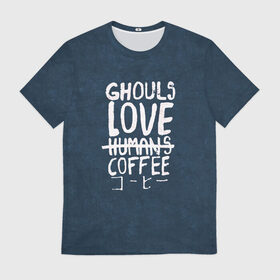 Мужская футболка 3D с принтом Токийский гуль в городе Новоалтайск, 100% полиэфир | прямой крой, круглый вырез горловины, длина до линии бедер | Тематика изображения на принте: anime | tokyo ghoul | аниме | анимэ | гули | канеки кен | кузен йошимура | наки | нишики нишио | ренджи йомо | ризе камиширо | токийский гуль | тоука киришима | ута | хинами фуэгучи | шуу цукияма