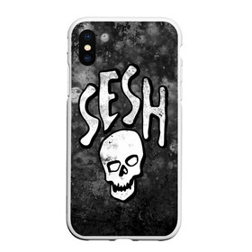 Чехол для iPhone XS Max матовый с принтом SESH Team (Bones) в городе Новоалтайск, Силикон | Область печати: задняя сторона чехла, без боковых панелей | bones | boy | dead | deadboy | elmo | hdmi | hip | hop | kennedy | metal | rap | rapper | scream | sesh | seshollowaterboyz | skull | team | кеннеди | кости | костя | метал | рэп | рэпер | сеш | скрим | сэш | хип | хоп | череп | элмо