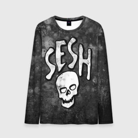 Мужской лонгслив 3D с принтом SESH Team (Bones) в городе Новоалтайск, 100% полиэстер | длинные рукава, круглый вырез горловины, полуприлегающий силуэт | bones | boy | dead | deadboy | elmo | hdmi | hip | hop | kennedy | metal | rap | rapper | scream | sesh | seshollowaterboyz | skull | team | кеннеди | кости | костя | метал | рэп | рэпер | сеш | скрим | сэш | хип | хоп | череп | элмо