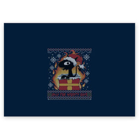 Поздравительная открытка с принтом Disenchantment. Luci Xmas в городе Новоалтайск, 100% бумага | плотность бумаги 280 г/м2, матовая, на обратной стороне линовка и место для марки
 | Тематика изображения на принте: bean | disenchantment | elfo | futurama | luci | mattgroening | netflix | princess | simpsons | бин | люси | люци | мэтгроунинг | разочарование | симпсоны | элфо