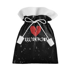 Подарочный 3D мешок с принтом XXXTentacion Red Broken Heart в городе Новоалтайск, 100% полиэстер | Размер: 29*39 см | broken | dead | heart | king | legend | music | rap | rapper | red | revenge | rip | xtentation | xxtennation | xxx | xxxtentacion | красное | мертв | музыка | память | разбитое | репер | рип | рэп | сердце | тентасьон | умер
