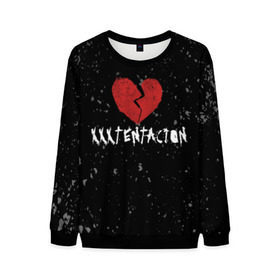 Мужской свитшот 3D с принтом XXXTentacion Red Broken Heart в городе Новоалтайск, 100% полиэстер с мягким внутренним слоем | круглый вырез горловины, мягкая резинка на манжетах и поясе, свободная посадка по фигуре | broken | dead | heart | king | legend | music | rap | rapper | red | revenge | rip | xtentation | xxtennation | xxx | xxxtentacion | красное | мертв | музыка | память | разбитое | репер | рип | рэп | сердце | тентасьон | умер