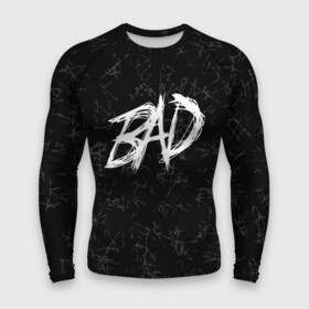 Мужской рашгард 3D с принтом XXXTentacion   BAD в городе Новоалтайск,  |  | bad | broken | dead | heart | king | music | rap | rapper | red | revenge | rip | xtentation | xxtennation | xxx | xxxtentacion | красное | мертв | музыка | память | разбитое | репер | рип | рэп | сердце | тентасьон | умер