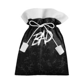 Подарочный 3D мешок с принтом XXXTentacion - BAD в городе Новоалтайск, 100% полиэстер | Размер: 29*39 см | bad | broken | dead | heart | king | music | rap | rapper | red | revenge | rip | xtentation | xxtennation | xxx | xxxtentacion | красное | мертв | музыка | память | разбитое | репер | рип | рэп | сердце | тентасьон | умер
