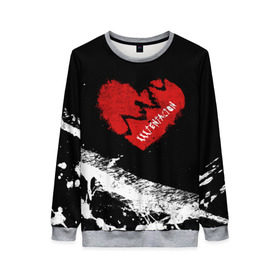Женский свитшот 3D с принтом XXXTentacion Broken Heart в городе Новоалтайск, 100% полиэстер с мягким внутренним слоем | круглый вырез горловины, мягкая резинка на манжетах и поясе, свободная посадка по фигуре | broken | dead | heart | king | legend | music | rap | rapper | red | revenge | rip | xtentation | xxtennation | xxx | xxxtentacion | красное | мертв | музыка | память | разбитое | репер | рип | рэп | сердце | тентасьон | умер