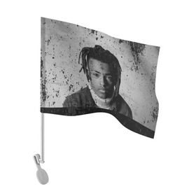 Флаг для автомобиля с принтом XXXTentacion в городе Новоалтайск, 100% полиэстер | Размер: 30*21 см | Тематика изображения на принте: broken | dead | heart | king | legend | music | rap | rapper | red | revenge | rip | xtentation | xxtennation | xxx | xxxtentacion | красное | мертв | музыка | память | разбитое | репер | рип | рэп | сердце | тентасьон | умер