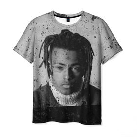 Мужская футболка 3D с принтом XXXTentacion в городе Новоалтайск, 100% полиэфир | прямой крой, круглый вырез горловины, длина до линии бедер | broken | dead | heart | king | legend | music | rap | rapper | red | revenge | rip | xtentation | xxtennation | xxx | xxxtentacion | красное | мертв | музыка | память | разбитое | репер | рип | рэп | сердце | тентасьон | умер