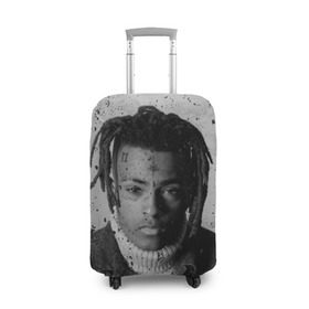 Чехол для чемодана 3D с принтом XXXTentacion в городе Новоалтайск, 86% полиэфир, 14% спандекс | двустороннее нанесение принта, прорези для ручек и колес | broken | dead | heart | king | legend | music | rap | rapper | red | revenge | rip | xtentation | xxtennation | xxx | xxxtentacion | красное | мертв | музыка | память | разбитое | репер | рип | рэп | сердце | тентасьон | умер