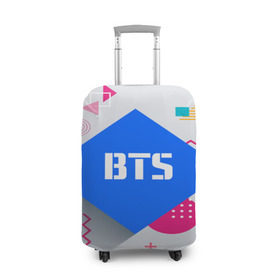 Чехол для чемодана 3D с принтом BTS в городе Новоалтайск, 86% полиэфир, 14% спандекс | двустороннее нанесение принта, прорези для ручек и колес | bangtan boys | music | бангтан бойс | бтс | корея | музыка | парни | поп музыка