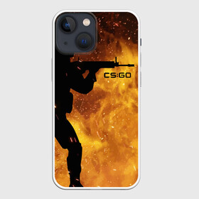 Чехол для iPhone 13 mini с принтом CS:GO Fire в городе Новоалтайск,  |  | asiimov | counter | counter strike | counterstrike | cs go | cs:go | csgo | cyrex | fire | flame | global | offensive | strike | гоу | каэс | контер | контр | контра | контрстрайк | огонь | страйк | сы пщ