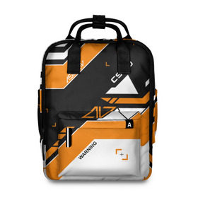 Женский рюкзак 3D с принтом CS:GO - Asiimov Inverted в городе Новоалтайск, 100% полиэстер | лямки с регулируемой длиной, сверху ручки, чтобы рюкзак нести как сумку. Основное отделение закрывается на молнию, как и внешний карман. Внутри два дополнительных кармана, один из которых закрывается на молнию. По бокам два дополнительных кармашка, куда поместится маленькая бутылочка
 | asiimov | counter | counter strike | counterstrike | cs go | cs:go | csgo | cyrex | global | offensive | strike | азимов | асимов | гоу | каэс | контер | контр | контра | контрстрайк | скин | страйк | сы пщ