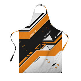 Фартук 3D с принтом CS:GO - Asiimov Inverted в городе Новоалтайск, 100% полиэстер | общий размер — 65 х 85 см, ширина нагрудника — 26 см, горловина — 53 см, длина завязок — 54 см, общий обхват в поясе — 173 см. Принт на завязках и на горловине наносится с двух сторон, на основной части фартука — только с внешней стороны | asiimov | counter | counter strike | counterstrike | cs go | cs:go | csgo | cyrex | global | offensive | strike | азимов | асимов | гоу | каэс | контер | контр | контра | контрстрайк | скин | страйк | сы пщ