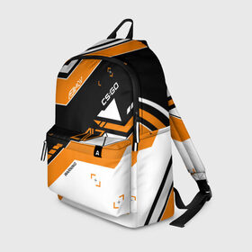 Рюкзак 3D с принтом CS:GO - Asiimov Inverted в городе Новоалтайск, 100% полиэстер | лямки с регулируемой длиной, сверху петелька, чтобы рюкзак можно было повесить на вешалку. Основное отделение закрывается на молнию, как и внешний карман. Внутри два дополнительных кармана, один из которых закрывается на молнию. По бокам два дополнительных кармашка | asiimov | counter | counter strike | counterstrike | cs go | cs:go | csgo | cyrex | global | offensive | strike | азимов | асимов | гоу | каэс | контер | контр | контра | контрстрайк | скин | страйк | сы пщ