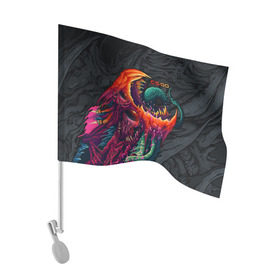 Флаг для автомобиля с принтом CS:GO - Hyper Beast Original в городе Новоалтайск, 100% полиэстер | Размер: 30*21 см | asiimov | beast | counter | counter strike | counterstrike | cs go | cs:go | csgo | global | hyper | hyperbeast | offensive | skin | strike | азимов | гоу | контер | контр | контра | контрстрайк | скин | страйк | сы пщ