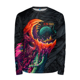 Мужской лонгслив 3D с принтом CS:GO - Hyper Beast Original в городе Новоалтайск, 100% полиэстер | длинные рукава, круглый вырез горловины, полуприлегающий силуэт | asiimov | beast | counter | counter strike | counterstrike | cs go | cs:go | csgo | global | hyper | hyperbeast | offensive | skin | strike | азимов | гоу | контер | контр | контра | контрстрайк | скин | страйк | сы пщ