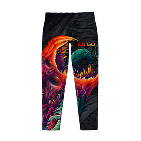 Детские леггинсы 3D с принтом CS:GO - Hyper Beast Original в городе Новоалтайск, полиэстер 85%, спандекс 15% | эластичный пояс, зауженный крой | asiimov | beast | counter | counter strike | counterstrike | cs go | cs:go | csgo | global | hyper | hyperbeast | offensive | skin | strike | азимов | гоу | контер | контр | контра | контрстрайк | скин | страйк | сы пщ