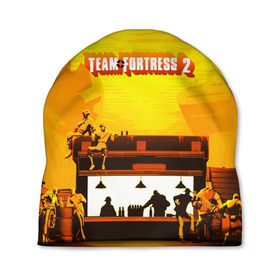 Шапка 3D с принтом Team Fortress 2 в городе Новоалтайск, 100% полиэстер | универсальный размер, печать по всей поверхности изделия | characters | demoman | engineer | heavy | medic | pyro | s | sniper | soldier | spy | team fortress 2 | медик | персонажи | поджигатель | подрывник | пулеметчик | разведчик | снайпер | солдат | шпион