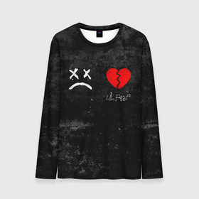 Мужской лонгслив 3D с принтом Lil Peep RIP в городе Новоалтайск, 100% полиэстер | длинные рукава, круглый вырез горловины, полуприлегающий силуэт | broken | dead | heart | lil | lil peep | lilpeep | music | peep | pump | rap | rapper | red | rip | густав | красное | лил | лил пип | лилпип | мертв | память | пип | разбитое | рип | рэп | рэпер | сердечко | сердце | умер | эмо