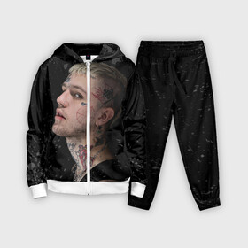 Детский костюм 3D с принтом Lil Peep в городе Новоалтайск,  |  | broken | dead | heart | lil | lil peep | lilpeep | music | peep | pump | rap | rapper | red | rip | густав | красное | лил | лил пип | лилпип | мертв | память | пип | разбитое | рип | рэп | рэпер | сердечко | сердце | умер | эмо