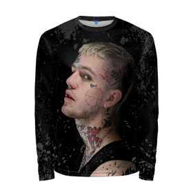 Мужской лонгслив 3D с принтом Lil Peep в городе Новоалтайск, 100% полиэстер | длинные рукава, круглый вырез горловины, полуприлегающий силуэт | broken | dead | heart | lil | lil peep | lilpeep | music | peep | pump | rap | rapper | red | rip | густав | красное | лил | лил пип | лилпип | мертв | память | пип | разбитое | рип | рэп | рэпер | сердечко | сердце | умер | эмо