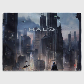 Плед 3D с принтом Halo в городе Новоалтайск, 100% полиэстер | закругленные углы, все края обработаны. Ткань не мнется и не растягивается | combat | evolved | fps | космос | медиа | научно | ореол | оружия | сага | стратегия | трилогия | фантастика | франшиза
