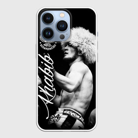 Чехол для iPhone 13 Pro с принтом Хабиб Нурмагомедов в городе Новоалтайск,  |  | Тематика изображения на принте: khabib nurmagomedov | mma | the eagle | ufc | боец | бои без правил | борьба | микс файт | мма | орёл | самбо | хабиб | хабиб нурмагомедов