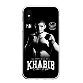 Чехол для iPhone XS Max матовый с принтом Хабиб Нурмагомедов в городе Новоалтайск, Силикон | Область печати: задняя сторона чехла, без боковых панелей | khabib nurmagomedov | mma | the eagle | ufc | боец | бои без правил | борьба | микс файт | мма | орёл | самбо | хабиб | хабиб нурмагомедов