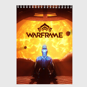 Скетчбук с принтом Warframe в городе Новоалтайск, 100% бумага
 | 48 листов, плотность листов — 100 г/м2, плотность картонной обложки — 250 г/м2. Листы скреплены сверху удобной пружинной спиралью | Тематика изображения на принте: бумеранг | коса | мечь | нож | оружие | перчатки | пистолет | топор | шутер | экзоскелет