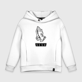 Детское худи Oversize хлопок с принтом BONES SESH в городе Новоалтайск, френч-терри — 70% хлопок, 30% полиэстер. Мягкий теплый начес внутри —100% хлопок | боковые карманы, эластичные манжеты и нижняя кромка, капюшон на магнитной кнопке | bones | cloudrap | dead | deadboy | logo | music | rap | sesh | боунс | клаудреп | кости | лого | музыка | реп