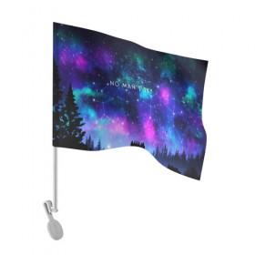 Флаг для автомобиля с принтом No Mans SKY в городе Новоалтайск, 100% полиэстер | Размер: 30*21 см | game | hill | hills | mounatin | mounatins | nms | no mans sky | planet | rock | rocks | sky | snow | space | winter | игры | планеты