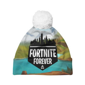 Шапка 3D c помпоном с принтом Fortnite Forever в городе Новоалтайск, 100% полиэстер | универсальный размер, печать по всей поверхности изделия | battle royale | fortnite | fortnite battle royale | futuresynth | game | outrun | retrowave | synth | synthwave | игры | ретровейв | синтвейв | фортнайт