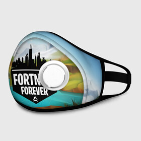 Маска из неопрена с принтом Fortnite Forever в городе Новоалтайск, неопрен 100% | Форма огибающая нос. Резинки для ушей с дополнительной резинкой на затылке. Клапан для выдоха для активного дыхания при занятиях спортом. Эластичный материал маски и окантовки для лучшего растяжения и прилегания маски.  | battle royale | fortnite | fortnite battle royale | futuresynth | game | outrun | retrowave | synth | synthwave | игры | ретровейв | синтвейв | фортнайт