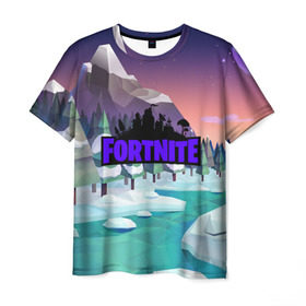 Мужская футболка 3D с принтом fortnite в городе Новоалтайск, 100% полиэфир | прямой крой, круглый вырез горловины, длина до линии бедер | battle royale | fortnite | fortnite battle royale | futuresynth | game | outrun | retrowave | synth | synthwave | игры | ретровейв | синтвейв | фортнайт