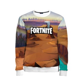 Детский свитшот 3D с принтом FORTNITE в городе Новоалтайск, 100% полиэстер | свободная посадка, прямой крой, мягкая тканевая резинка на рукавах и понизу свитшота | 