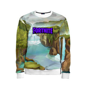 Детский свитшот 3D с принтом FORTNITE в городе Новоалтайск, 100% полиэстер | свободная посадка, прямой крой, мягкая тканевая резинка на рукавах и понизу свитшота | 