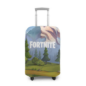 Чехол для чемодана 3D с принтом Fortnite в городе Новоалтайск, 86% полиэфир, 14% спандекс | двустороннее нанесение принта, прорези для ручек и колес | battle royale | fortnite | fortnite battle royale | futuresynth | game | outrun | retrowave | synth | synthwave | игры | ретровейв | синтвейв | фортнайт